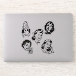 Sticker en vinyle découpé sur mesure pour Lady Ret