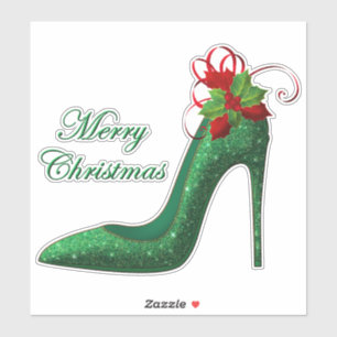 Sticker en vinyle des talons de Parties scintillan