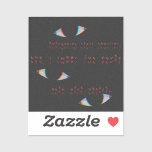 Sticker en vinyle Dreamcore - Yeux