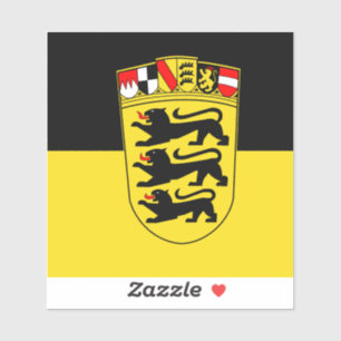 Sticker en vinyle du Bade-Wurtemberg