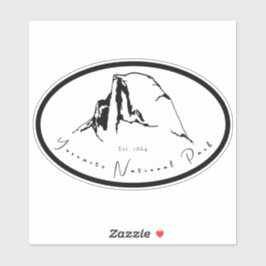 Sticker en vinyle du parc national de Yosemite