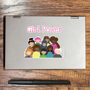 Sticker en vinyle Girl Power
