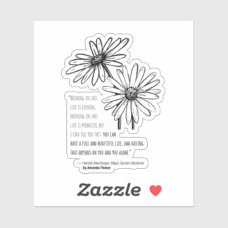 Sticker en vinyle Hamish MacGregor Daisy