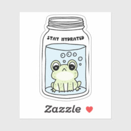 Sticker en vinyle hydraté