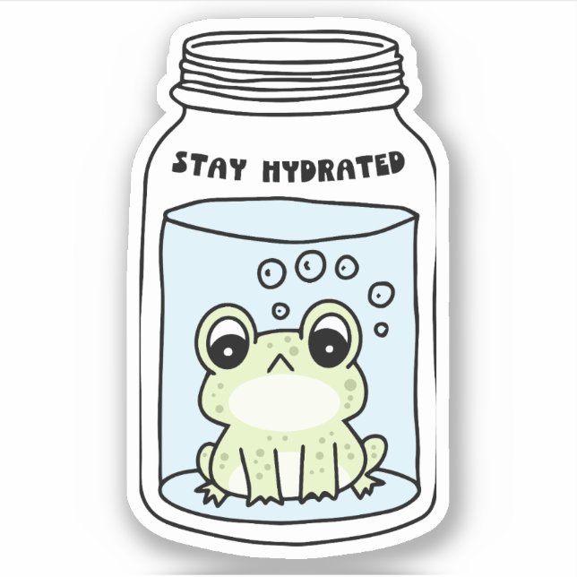 Sticker en vinyle hydraté (Devant)