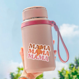 Sticker en vinyle orange et jaune