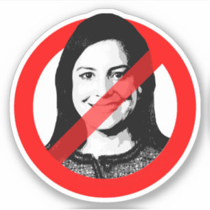 Sticker en vinyle personnalisé anti-Elise Stefanik