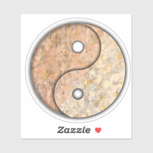 Sticker en vinyle personnalisé Yin et Yang