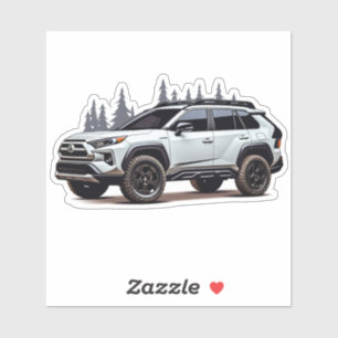 Sticker en vinyle Rav 4