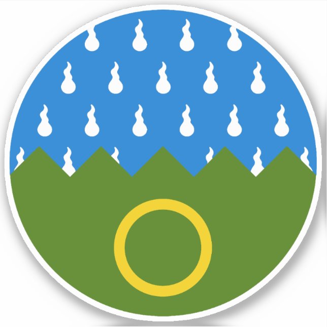 Sticker en vinyle SCA Endless Hills (Devant)