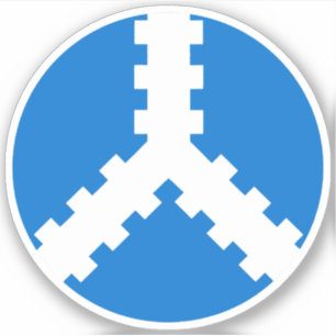 Sticker en vinyle SCA Twin Moons