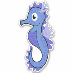 Sticker en vinyle Seahorse
