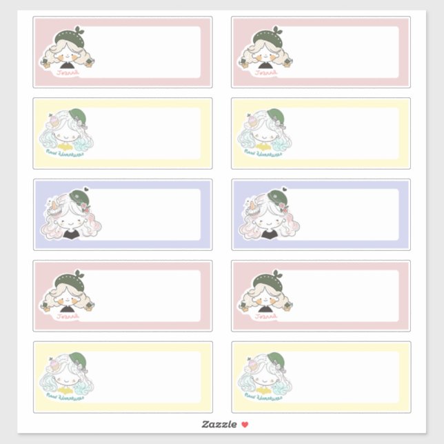 Sticker en vinyle sur mesure Bon Voyage (Feuille)