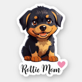 Sticker en vinyle sur mesure pour chien Rottweiler