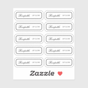 Sticker en vinyle sur mesure pour étiquette de pro