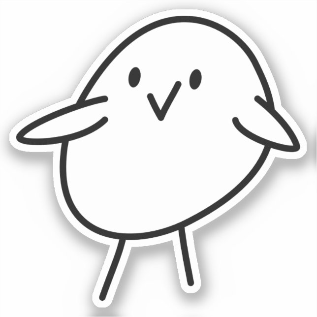 Sticker en vinyle sur mesure pour poussette à main (Recto)