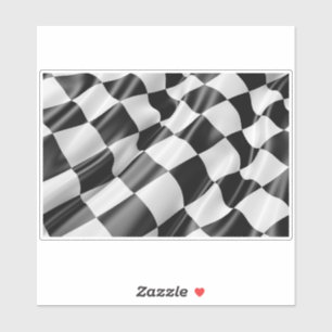 Sticker en vinyle sur piste de course