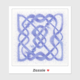 Sticker en vinyle VIOLET CELTIC KNOT 6"