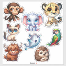 Enchanter la collection d'autocollants 3D pour ani