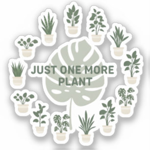 Sticker Encore une plante