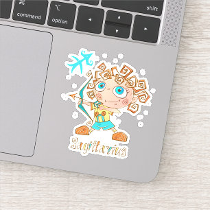 Sticker Enfant Sagittaire Mignon