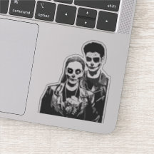 Enfant Zombie et fille zombie Romance Halloween
