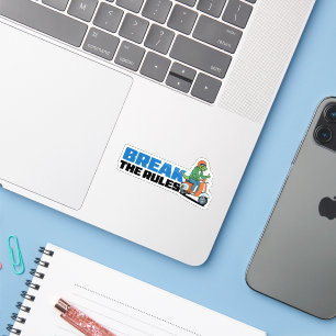 Sticker Enfreindre les règles