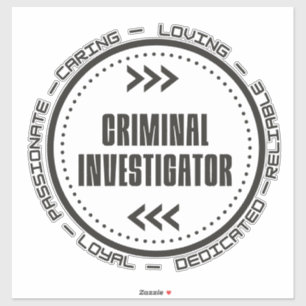 Sticker Enquêteur criminel