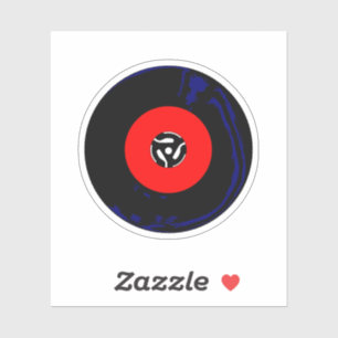 Sticker Enregistrement unique à 45 tr/min