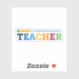 Sticker enseignant de l'école virtuelle de Floride