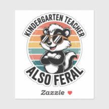Enseignant de maternelle aussi raton laveur farouc
