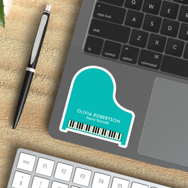 Sticker Enseignant de piano, Studio de musique, Tuteur de  (Créateur téléchargé)
