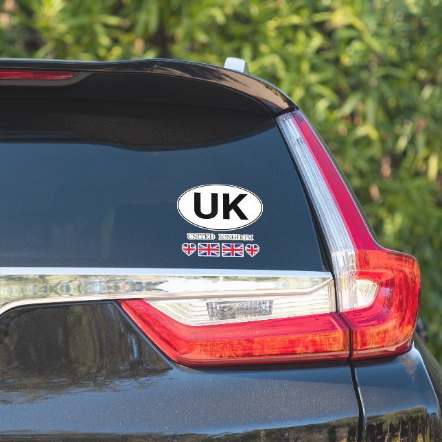 Sticker Ensemble d'autocollants britanniques /Voyage brita (Côté voiture)
