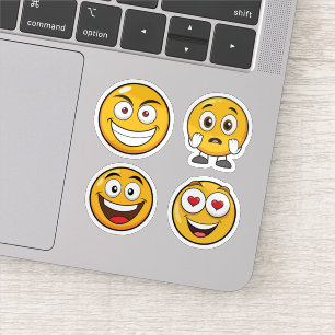 Sticker Ensemble d'autocollants Emoji