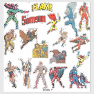 Sticker Ensemble d'autocollants Fox Features #2