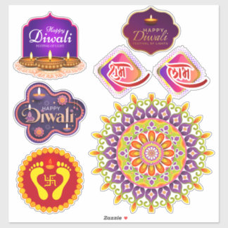 Sticker Ensemble Diwali et rangoli
