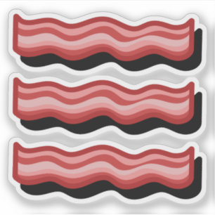 Sticker Ensemble rétro amusant pour amateur de viande roug