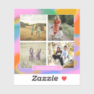 Sticker Ensoleillement et Sourires Cadre de famille person