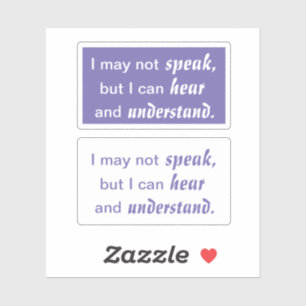 Sticker Entendre et comprendre