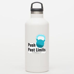Sticker Entraîneur d'athlète Promo Kettlebell Pousser Au-D