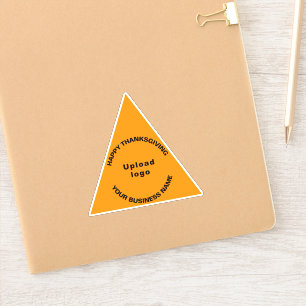 Sticker Entreprise Action de grâce Orange Couleur Triangle