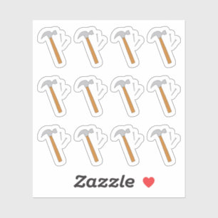 Sticker Entretien de la construction du marteau