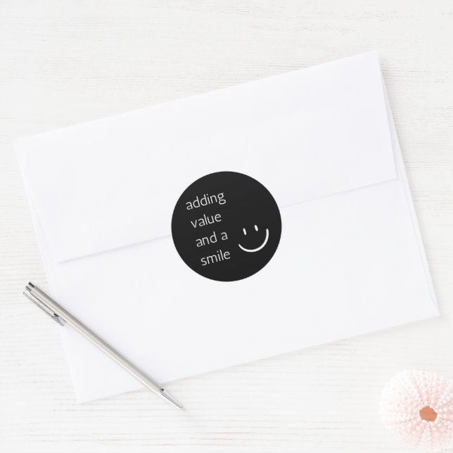 Sticker Envelope - Valeur ajoutée et sourire (Enveloppe)