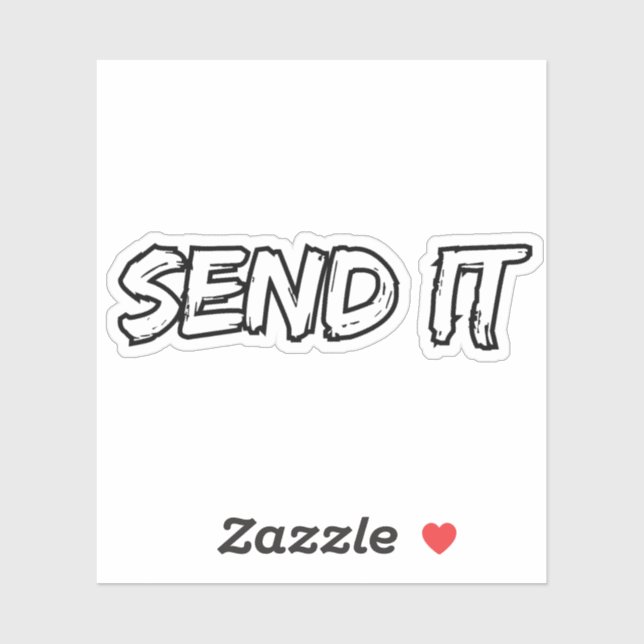 Sticker Envoyer l'autocollant de golf sur disque (Feuille)