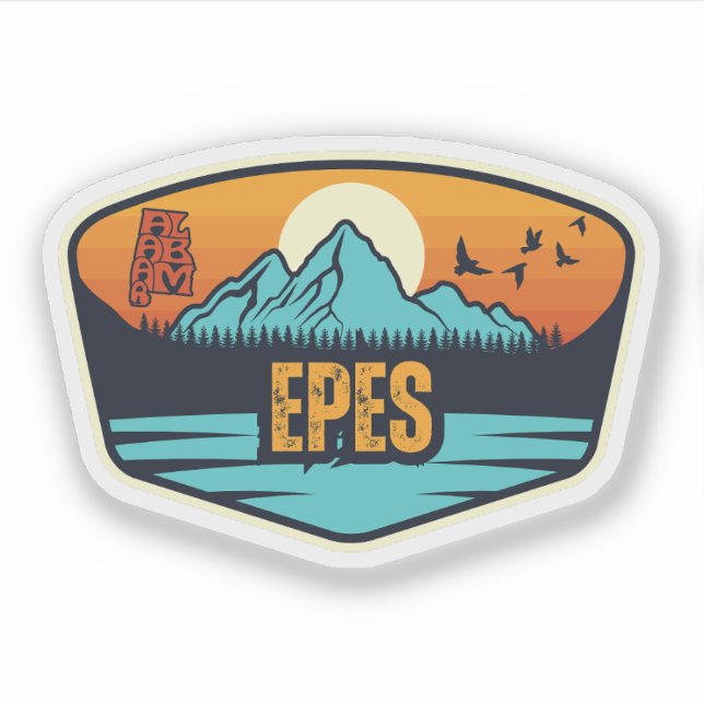 Sticker Epes, Alabama (Devant)