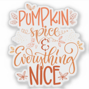 Sticker Épice citrouille & Tout Nice