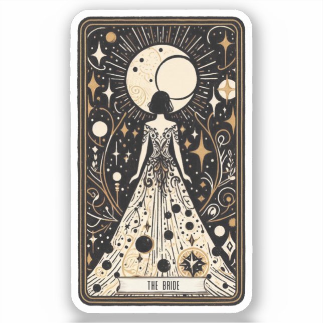 Sticker Épouse mariage Tarot (Recto)