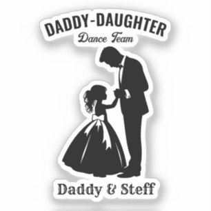 Sticker Équipe de danse papa-fille (2)