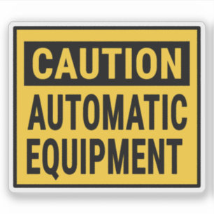Sticker Équipement automatique de prudence