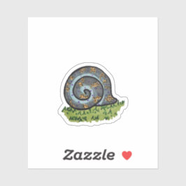 Sticker Escargot avec éclat